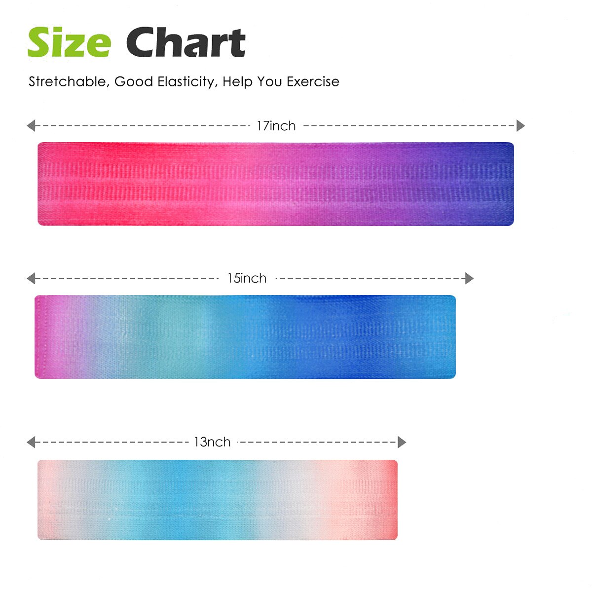 WOMEN Fitness Band 3pcs