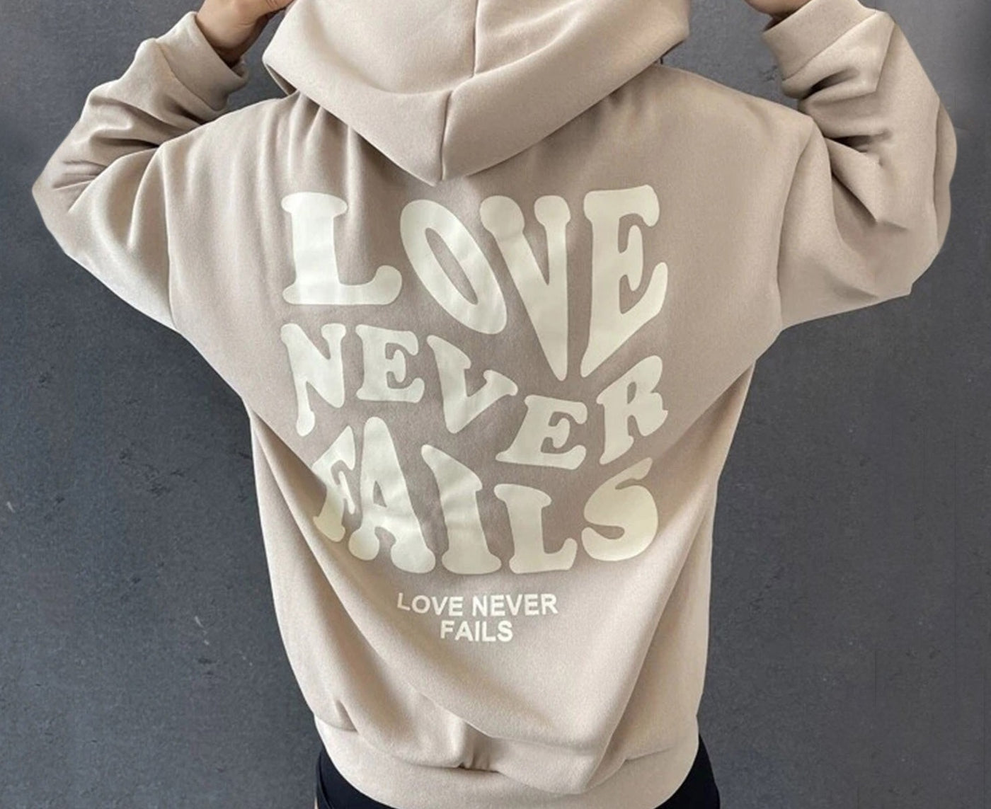 Love Never Fails Hoodie