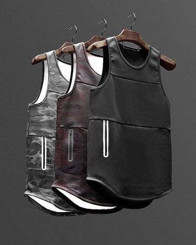 pocketed vest tank